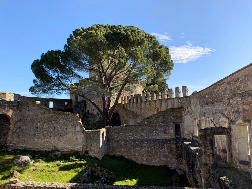 A scenic view of Tomar, Portugal
