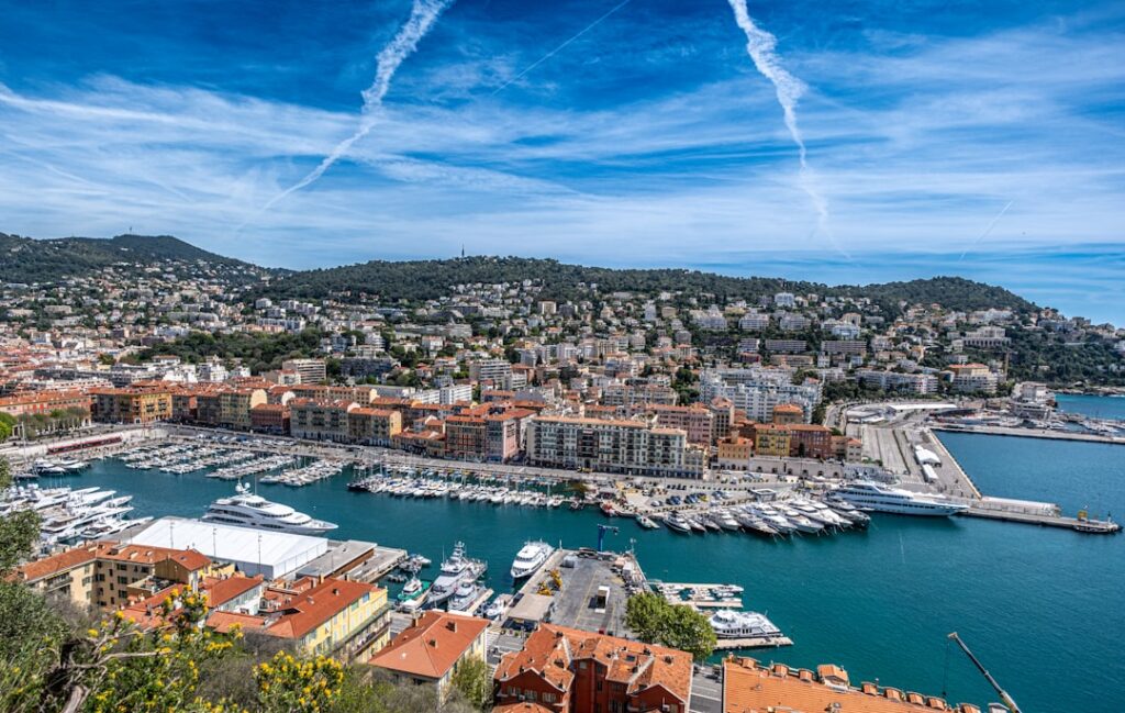 A scenic view of Toulon, France