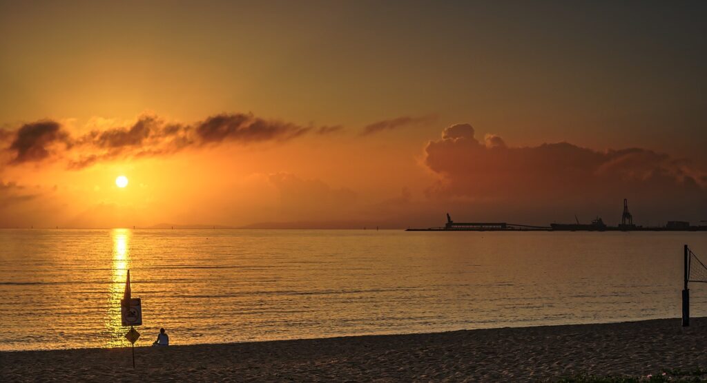 A scenic view of Townsville, Australia