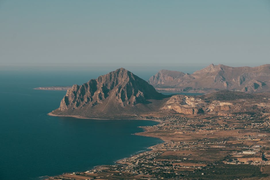 A scenic view of Trapani, Italy