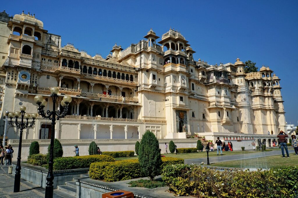 A scenic view of Udaipur, India