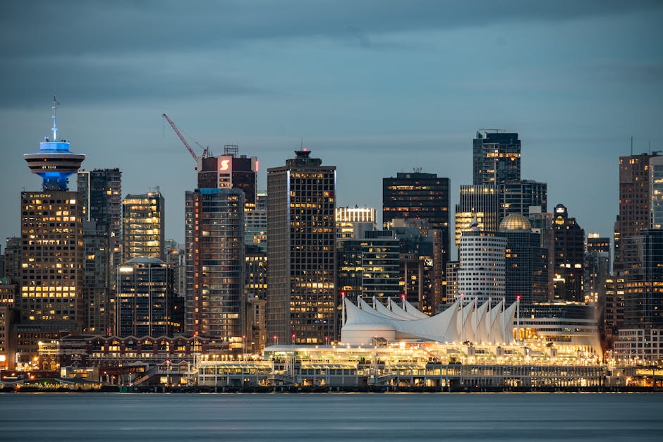 A scenic view of Vancouver, Canada