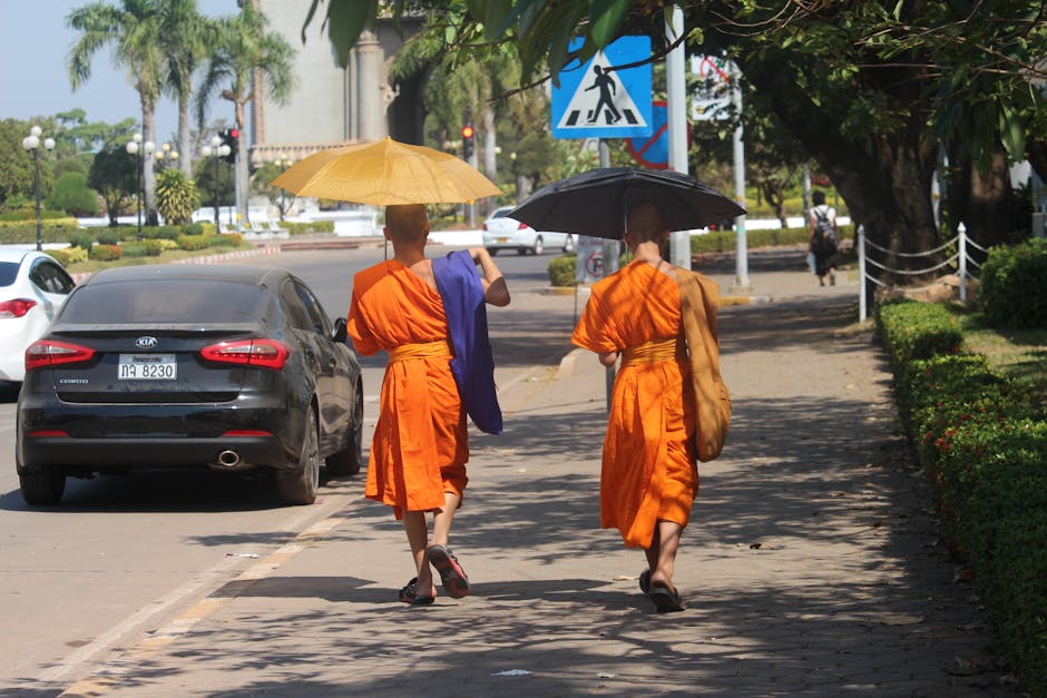 A scenic view of Vientiane, Laos