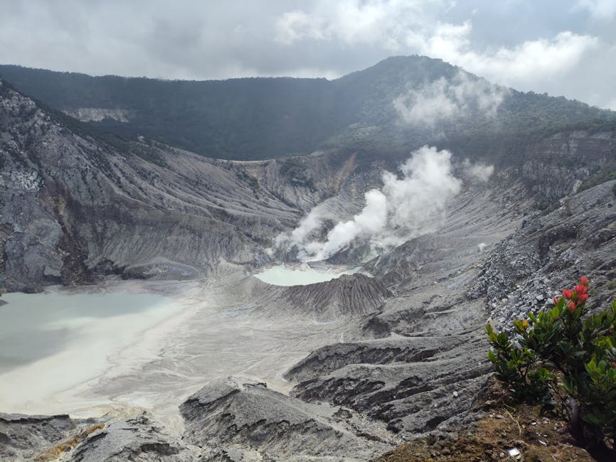 A scenic view of Bandung, Indonesia