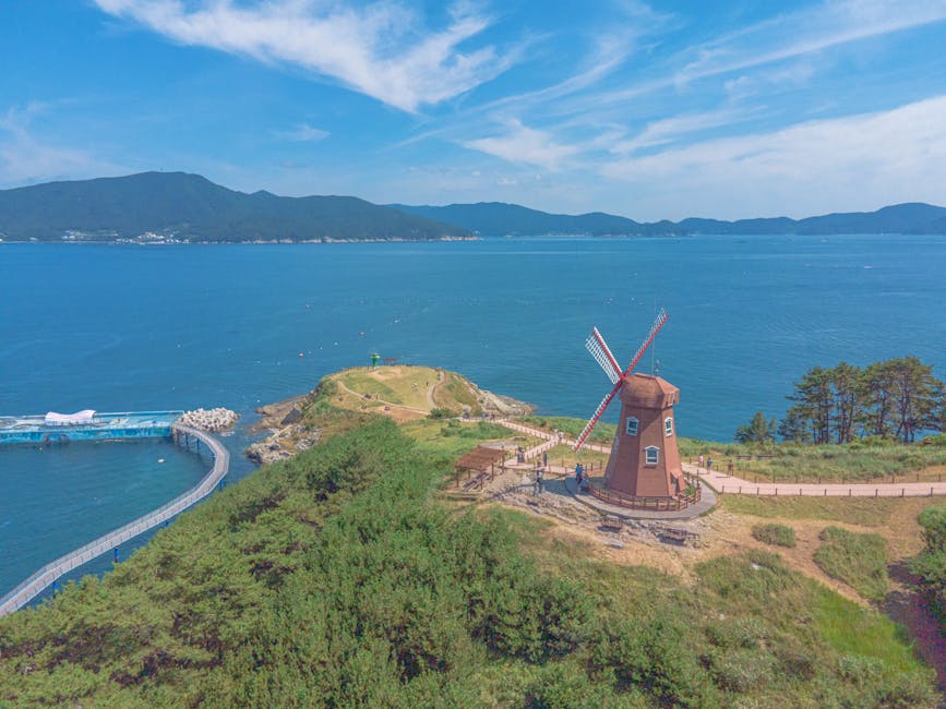 A scenic view of Geoje, South Korea