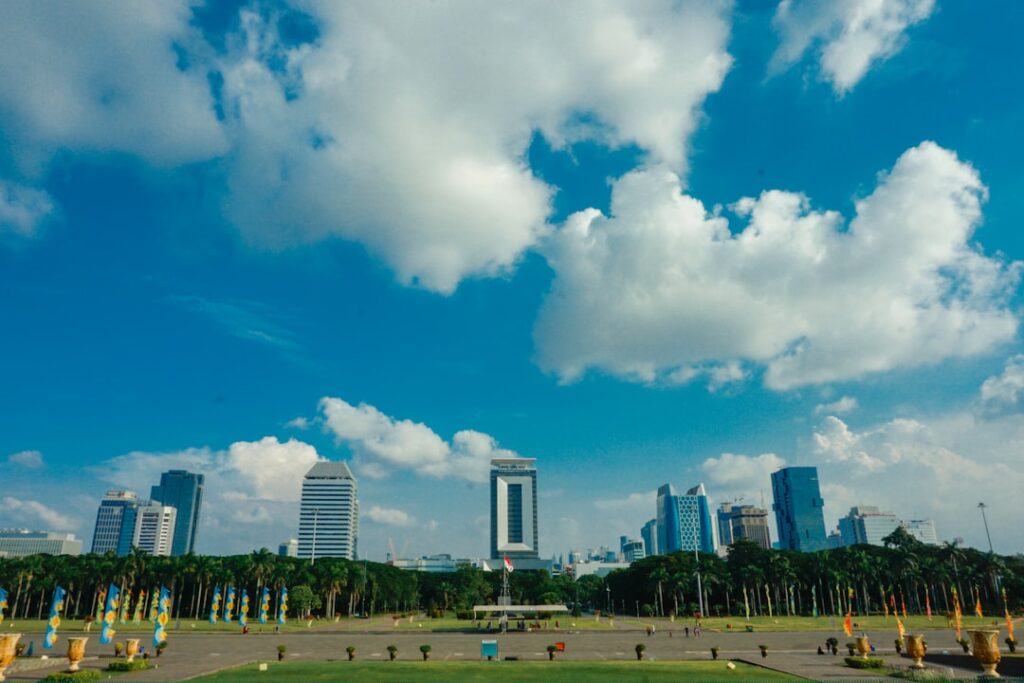 A scenic view of Jakarta, Indonesia