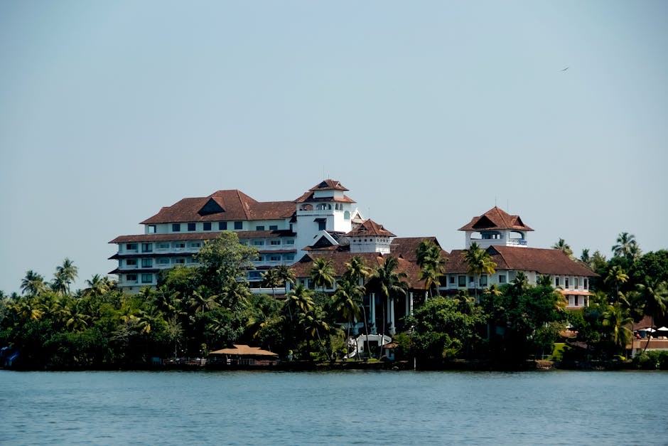 A scenic view of Kollam, India